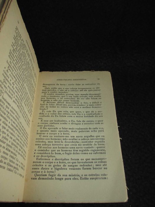 Livro Assim Falava Zaratustra Friedrich Nietzsche