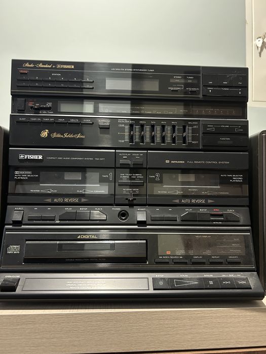 Zestaw Audio Fisher plus 2 kolumny