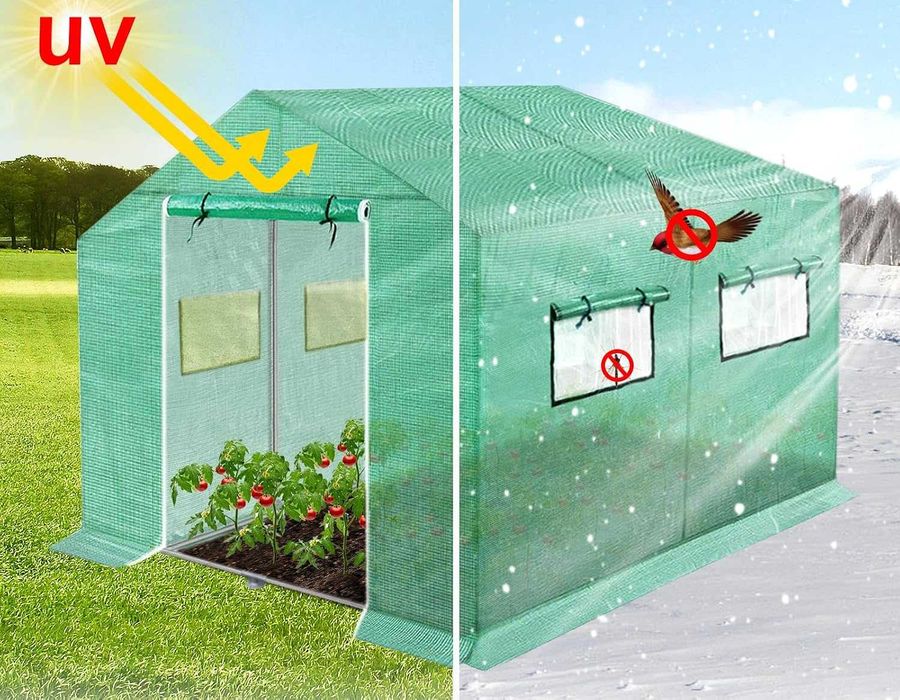 Szklarnia, namiot foliowy 4,5x2x2m
