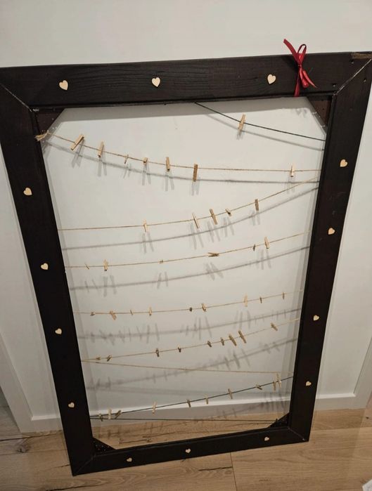 Ramka na zdjęcia | Dekoracja weselna DIY