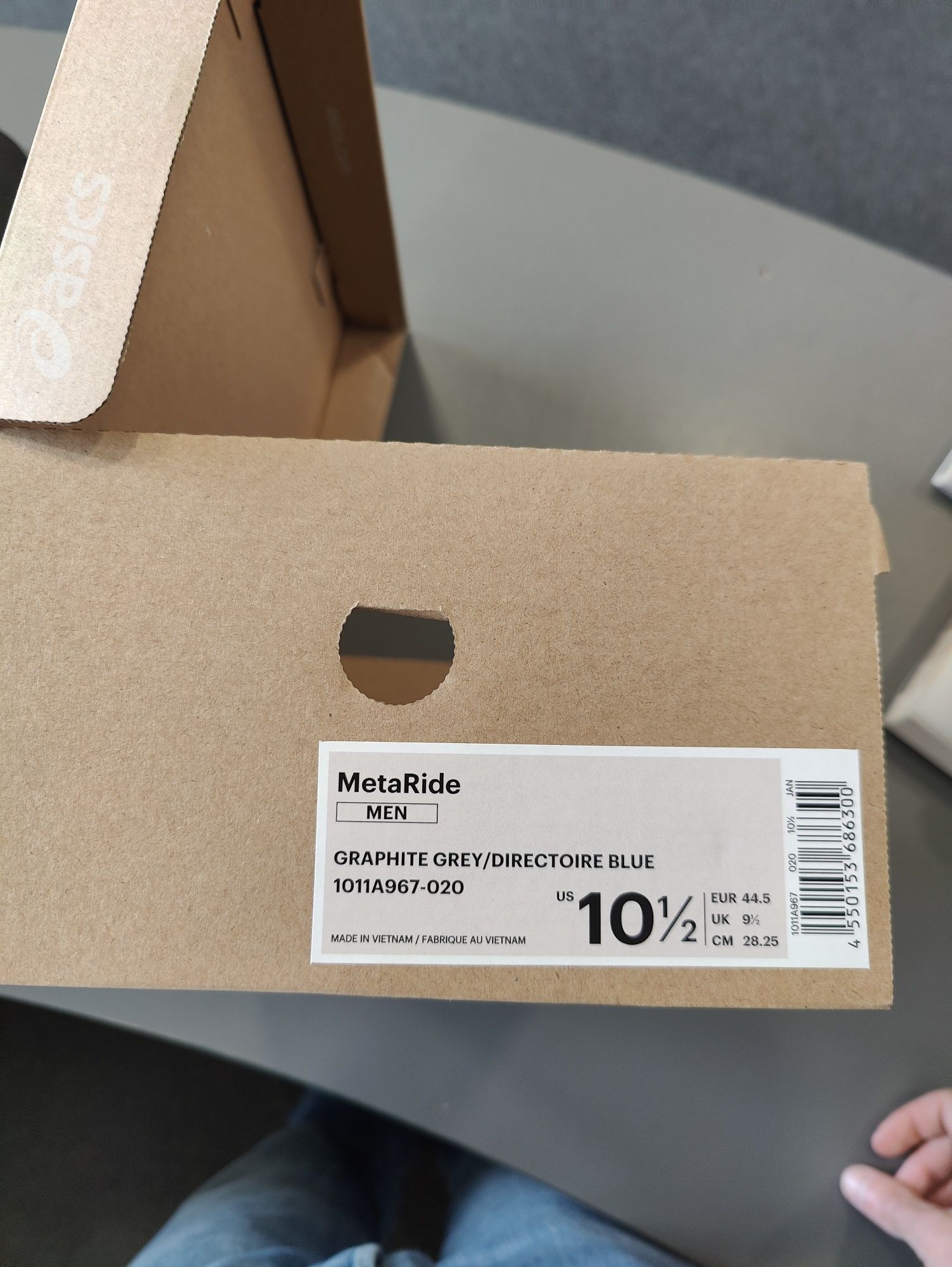 Buty do biegania Asics Metaride 44 5 graphite grey directoire blue 101 Krakow Pr dnik Bia y OLX.pl