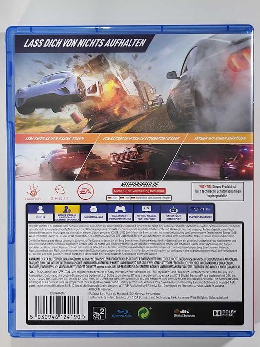 Need for Speed Payback / Gra PS4 / Gry używane / Sklep z grami / Wwa