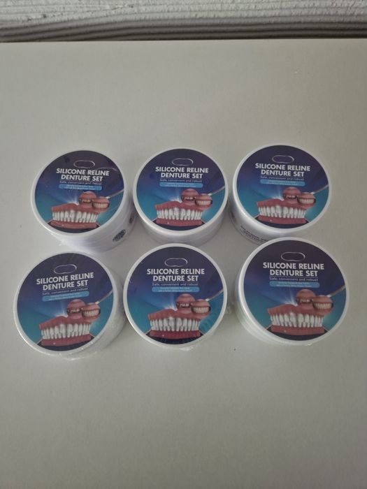 Proteza Sylikonowa Nakładki na zeby  Silicone Reline Denture Set