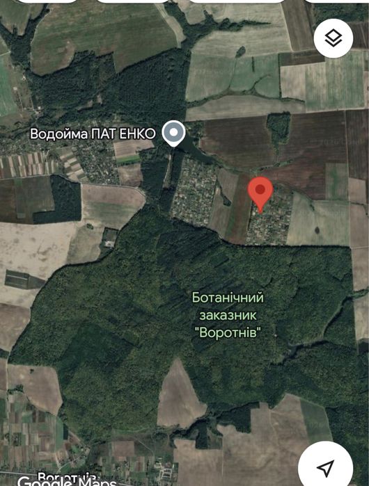 Земельна ділянка в мальовничому місці. . Електрофікована