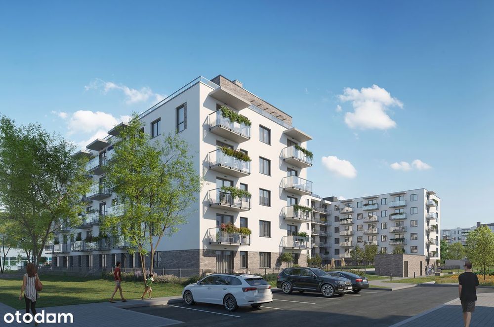 3-pokojowe mieszkanie 56m2 + balkon Bezpośrednio