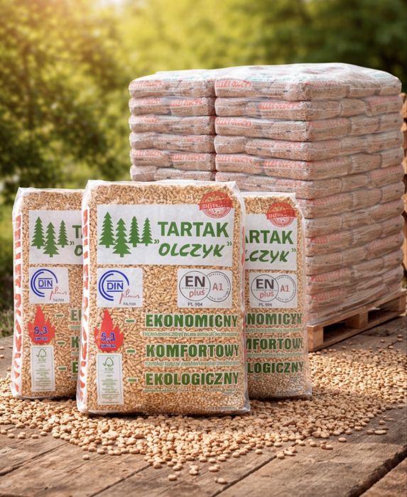 Pellet sosnowy Olczyk A1 OKAZJA TRANSPORT GRATIS ! Pellet oman barlinek lava beskidy.