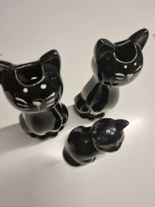 CZARNY KOT - Nawilżacz ceramiczny 250 ml - 2 sz. + gratis czarny kot