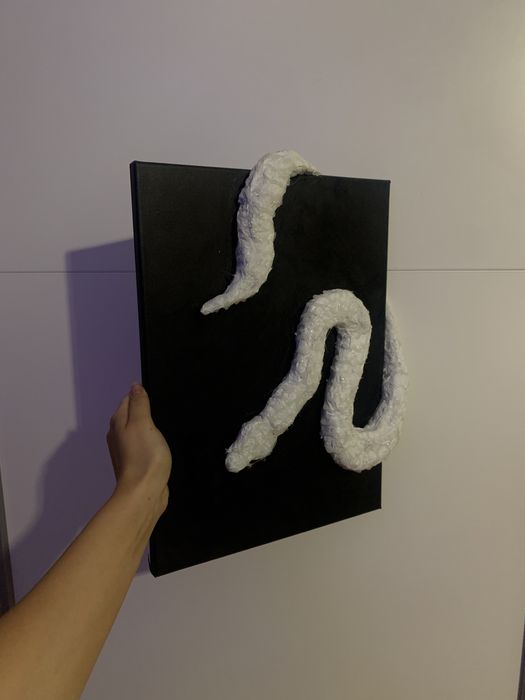 Obraz własnoręczna praca na płótnie 3d