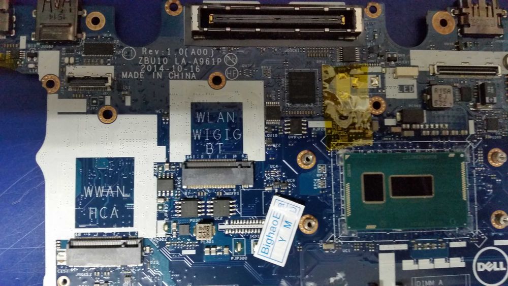 Motherboard i5-5300U 2.3GHz   -   ZBU10 LA-A961P