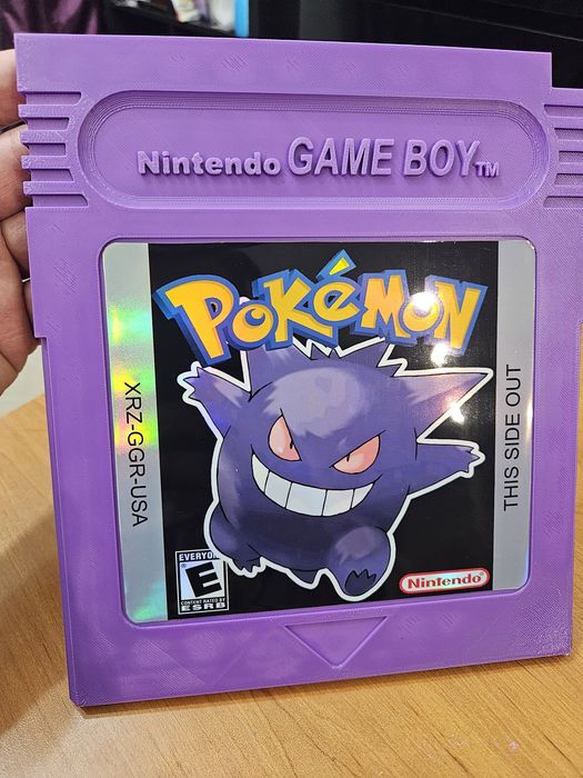 Cartucho de Gameboy Gigante (Gengar)