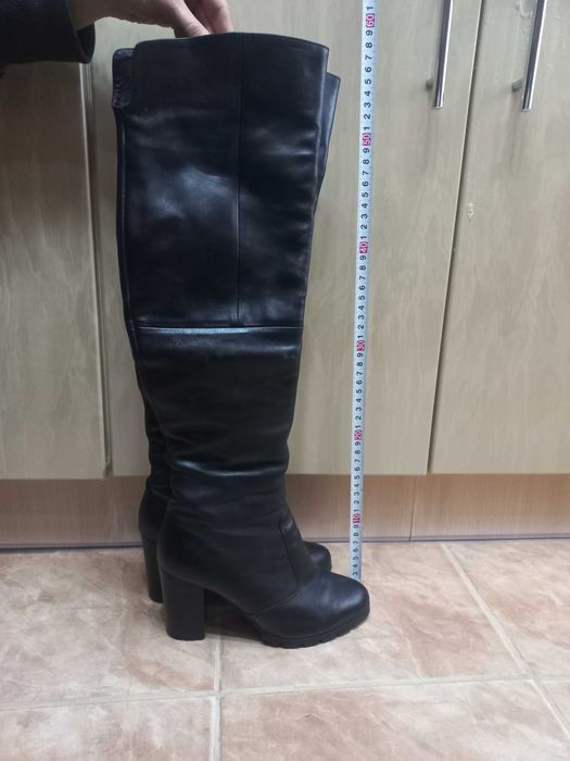 Чоботи ботфорти жіночі демісезонні 37 р