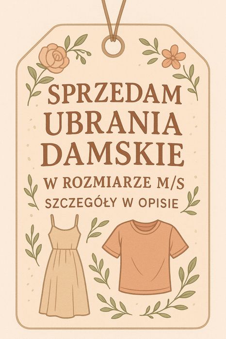 Różna damskie ubrania