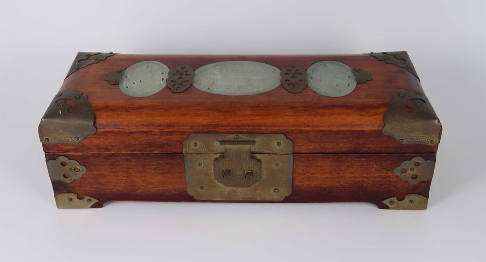 Caixa de joias retangular chinesa (ref.1)