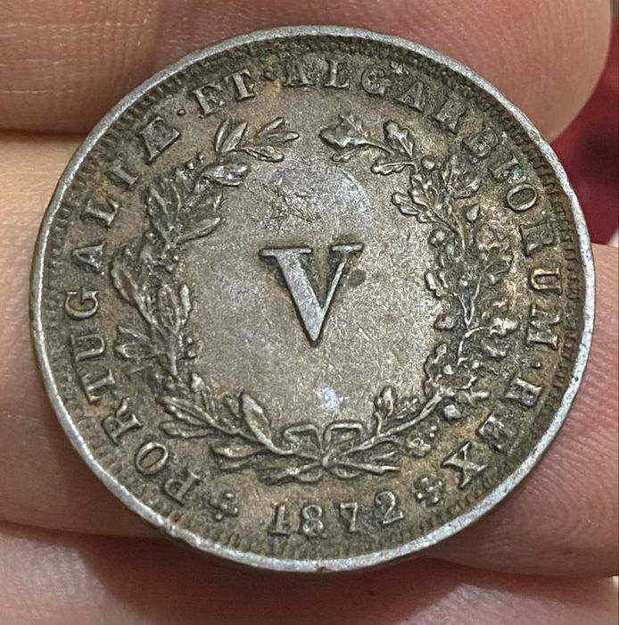 Moeda  515 - V Reis D LUIS I - 1872