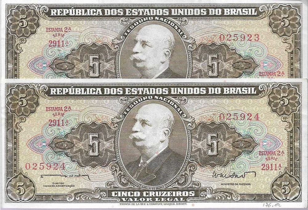 Brasil - - - Números Sequenciais - - - - - Notas