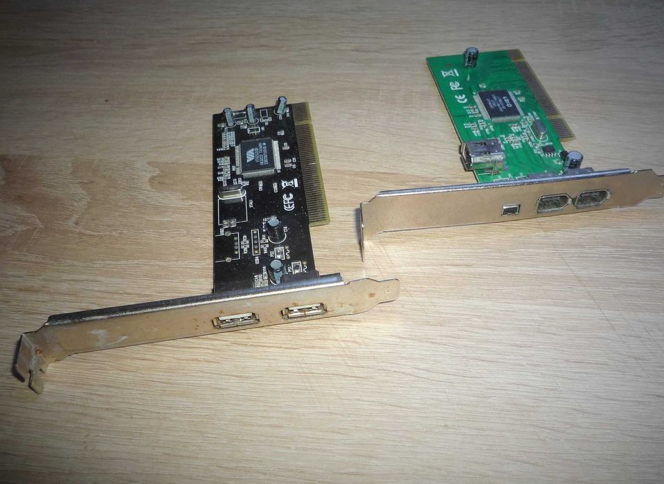 платы 4 шт. usb 2 шт. + Fire-wire 2шт