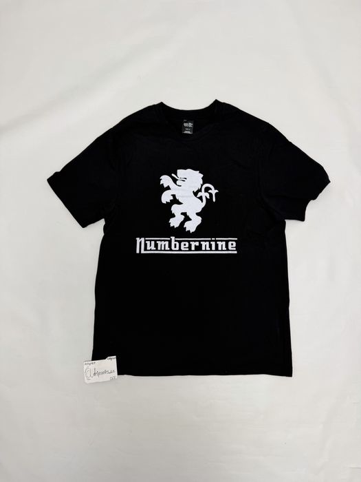 футболка Number Nine Lion tee black S M L balenciaga rick owens project gr