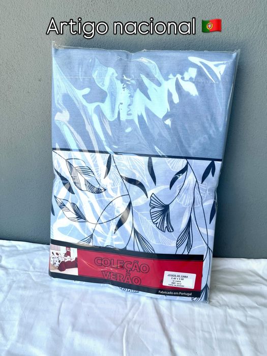 Lençois cama de casal NOVOS
