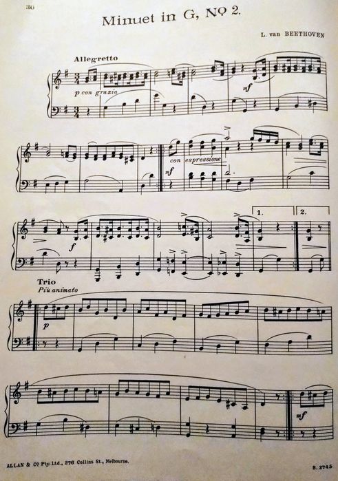 Nuty na fortepian. Ballet Album