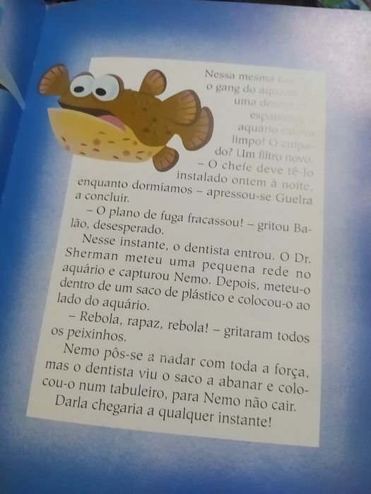 Livro à procura de Nemo Disney Everest edição - portes CTT grátis