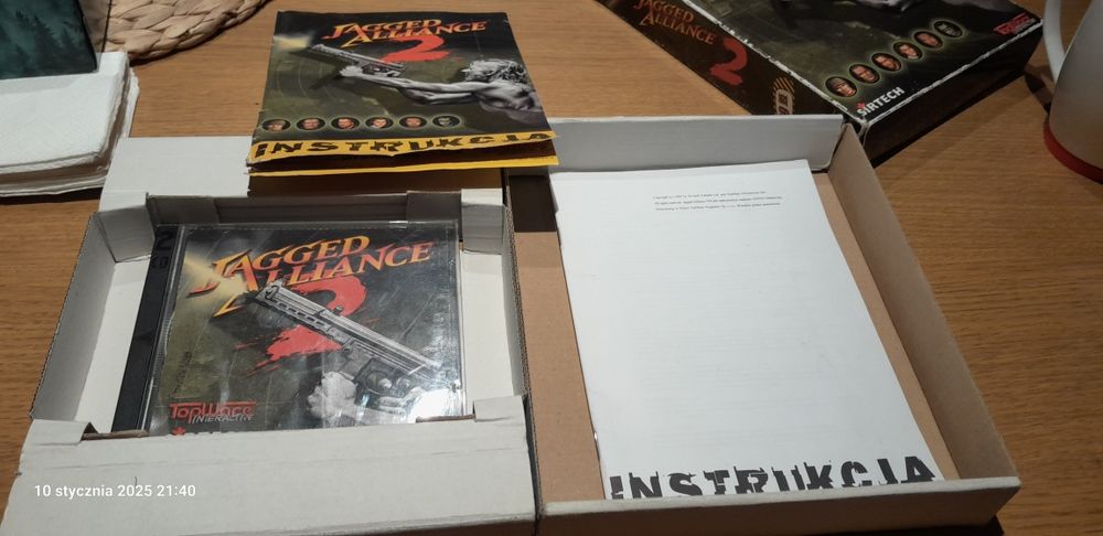 Jagged Alliance 2 PL big box gry PC gra komputerowa