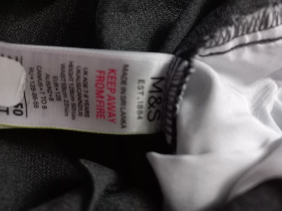 Spodnie m&s na początek roku rozm 128