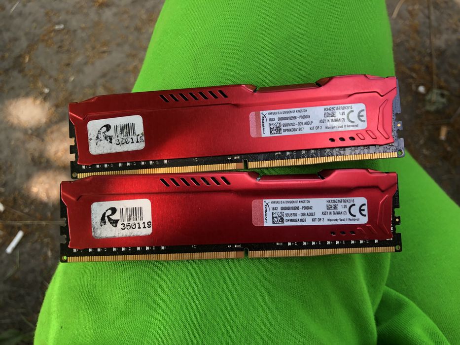 Оперативная память DDR4 16gb