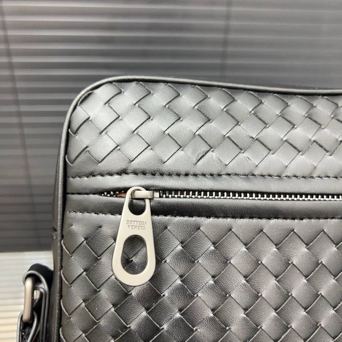 Чоловіча шкіряна сумка bottega veneta мужская кожаная сумка ботт — zdjęcie 3