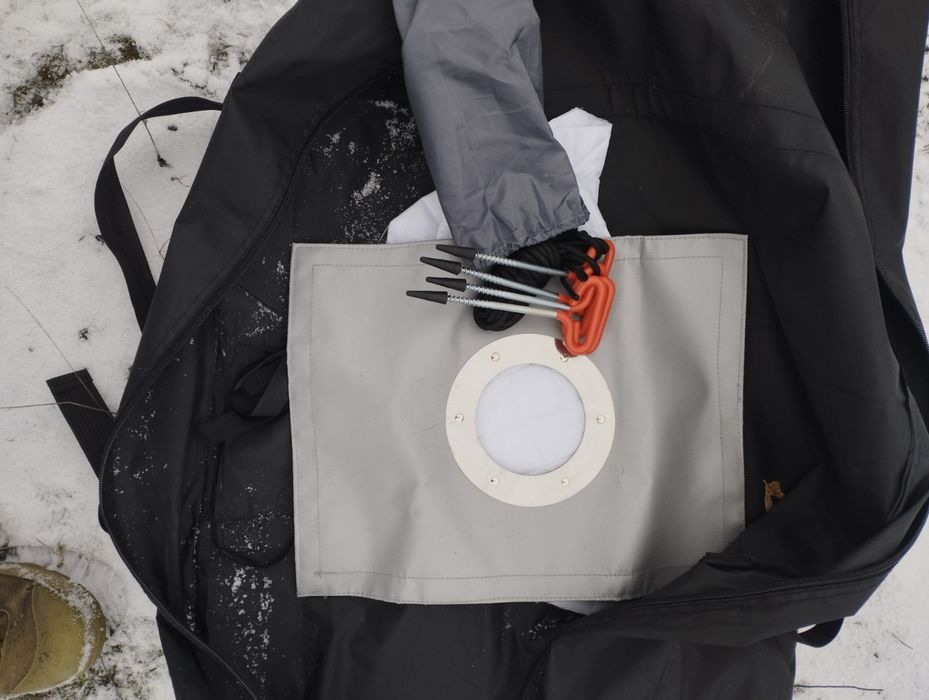 Зимова палатка, квадрик,розкладушка, бур