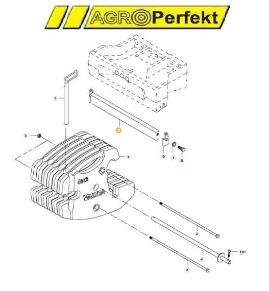 Płyta blokująca obciążnika Valtra-Valmet V3423.7010 Oryginał