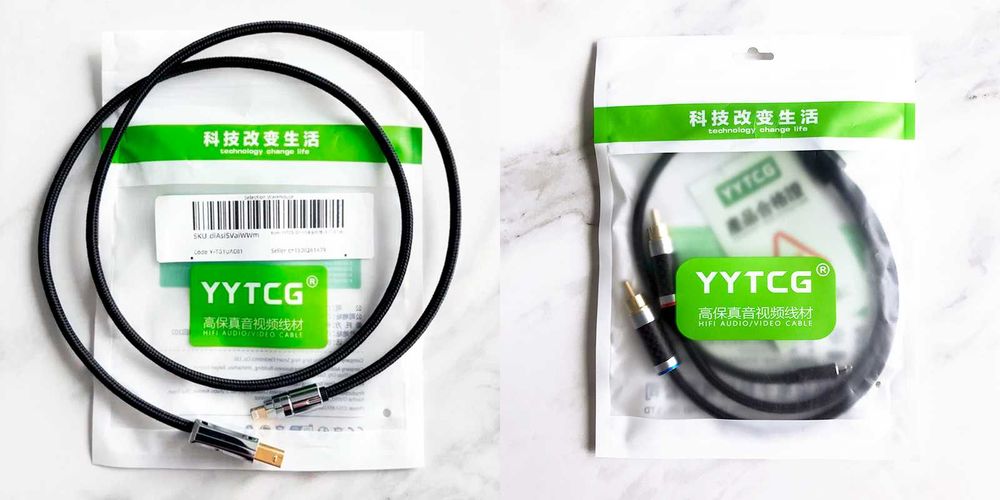 Міжблочний кабель Lightning to RCA та USB B OTG OFC Silver platted для Apple iPhone або iPad