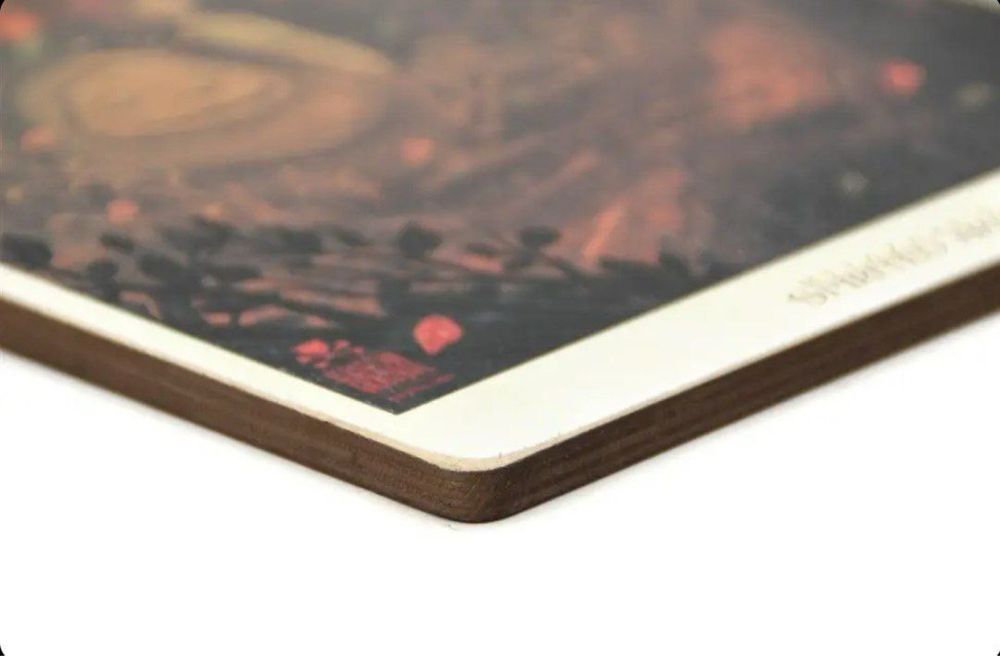 Деревянный постер аниме Унесенные призраками