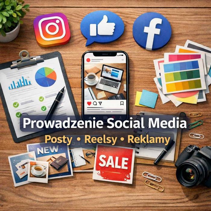 Prowadzenie mediów społecznościowych Content Marketing, Facebook Insta