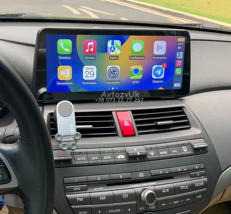 Магнитола ACCORD 8 Honda CROSSTOUR Аккорд Acura TSX CarPlay Android 15
