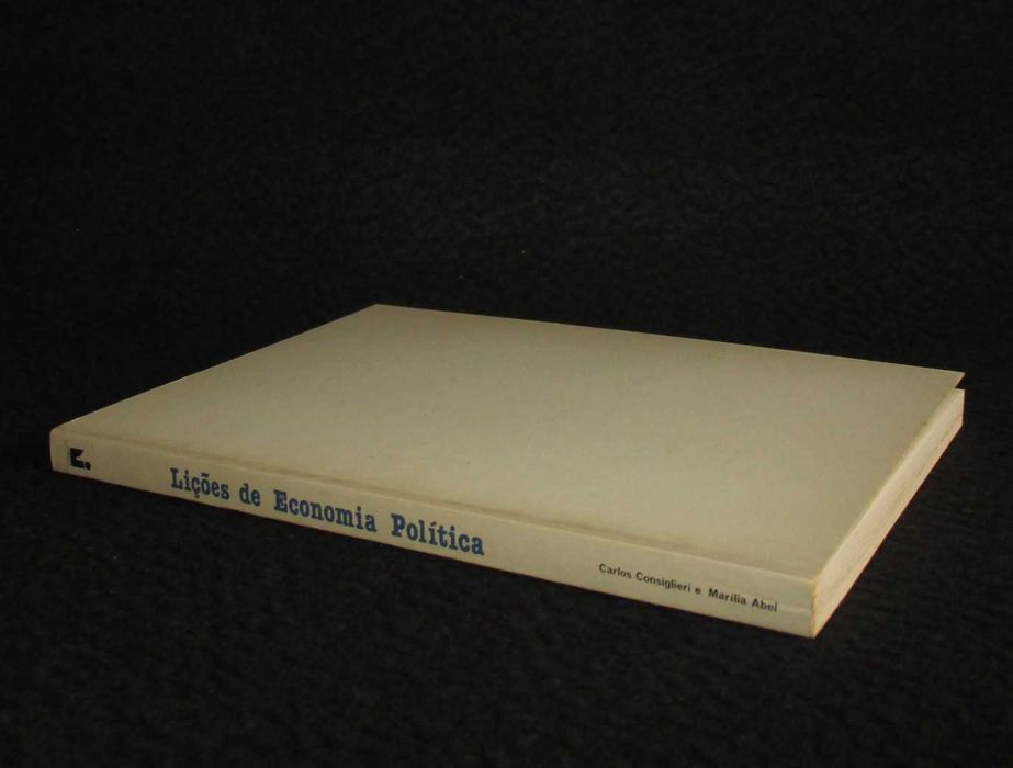 Livro Lições de Economia Política Carlos Consiglieri e Marília Abel