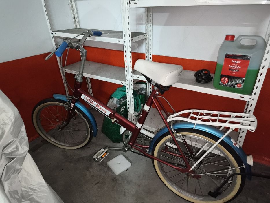 Bicicleta dobrável antiga