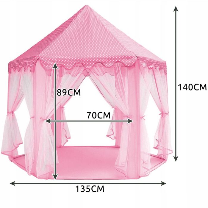 Namiot dla Dzieci Domek Zamek Pałac do Domu Pokoju Ogrodu Ogrodowy