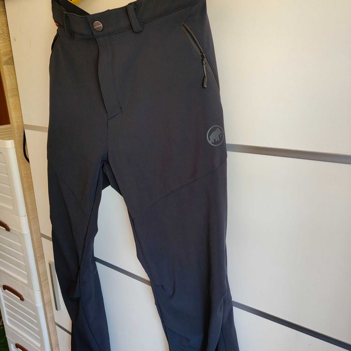 Super ocieplane softshell spodnie trekking Mammut winter Hiking  r.54