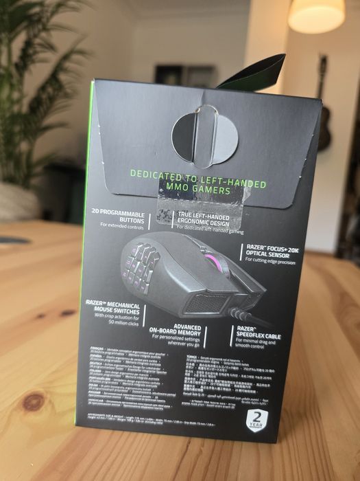 Rato Gaming Razer Naga Left Handed - Esquerdino