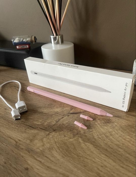 Rysik do Apple iPad magnetyczny + końcówki + kabel USB-C