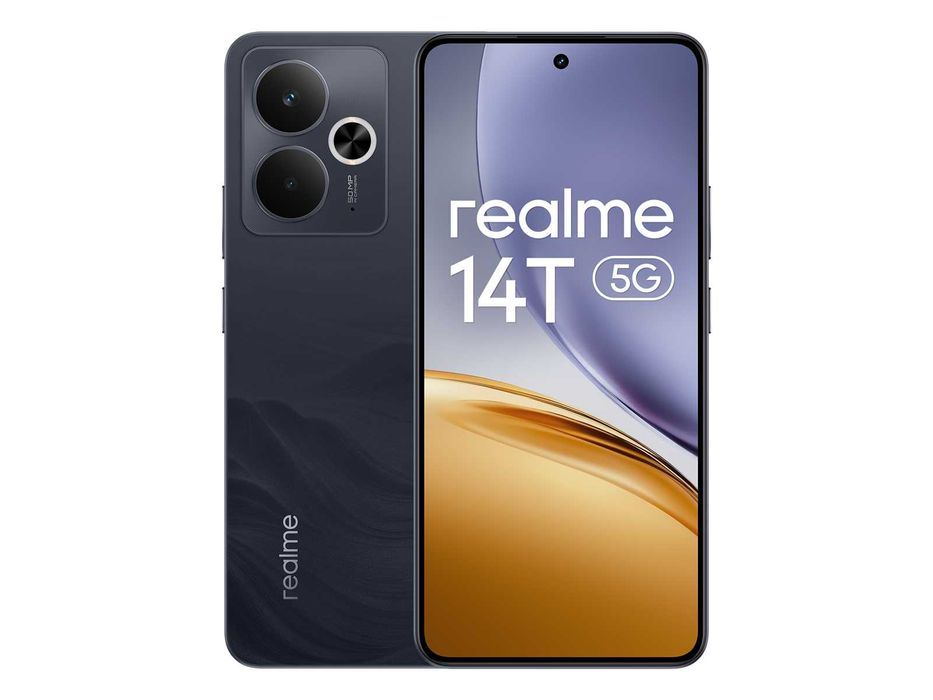 Nowy Realme 14T 5G 8/256GB Black GWARANCJA 699ZŁ Sklep CentralGSM Wawa