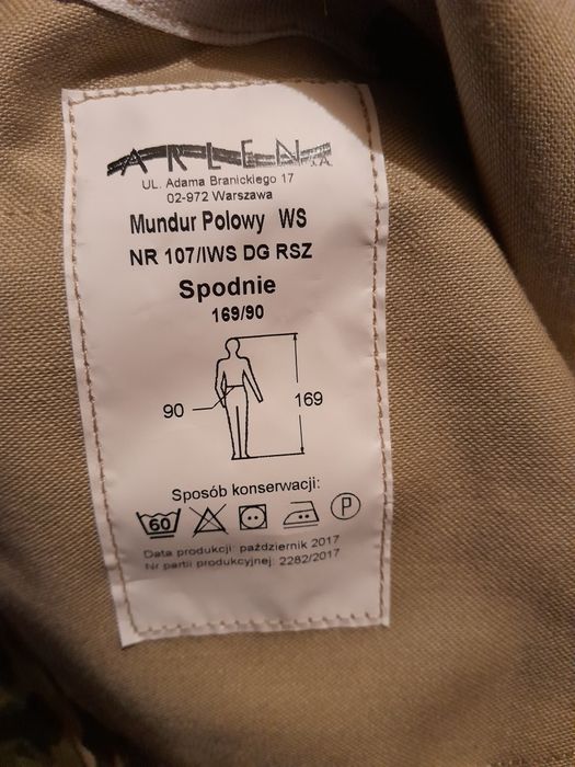 Mundur multicam polowy 107/iws 169/96/90