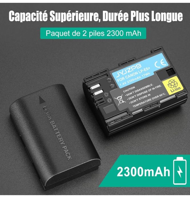 wielofunkcyjna ładowarka do Canon baterie 2300mAh