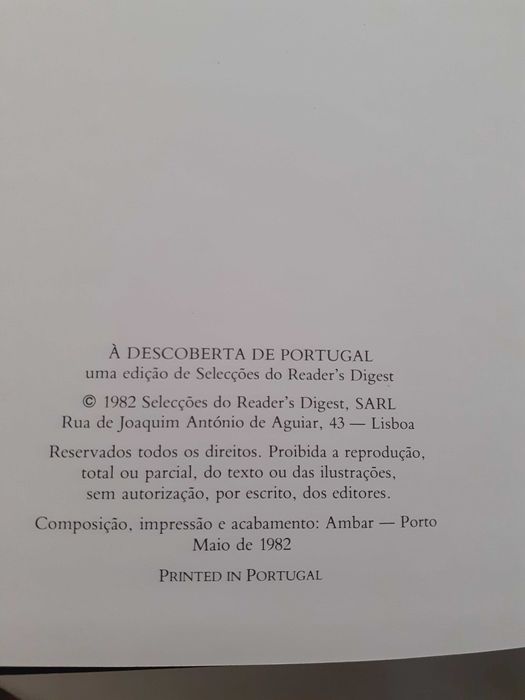 Livro: À Descoberta de Portugal - Selecções do Reader´s Digest