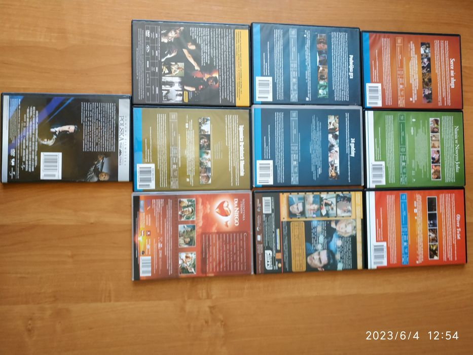 Zestaw 10 filmów DVD (Kod Merkury, 24 godziny)
