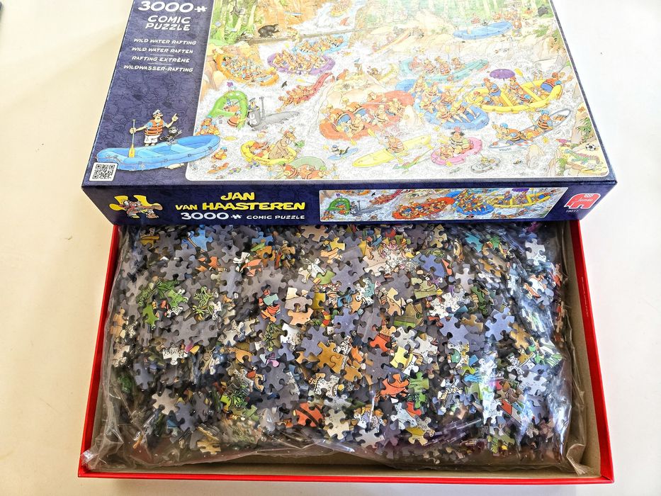 Puzzle 3000 Jan van haasteren Rafting