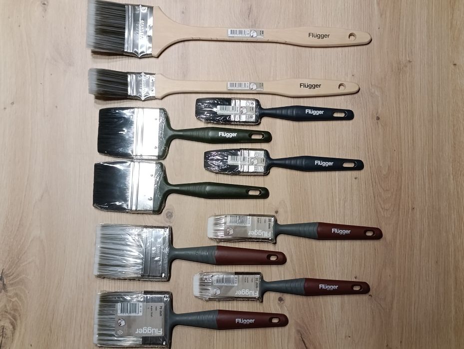 Zestaw nowych wałków i pędzli FLUGGER , okazja -50%