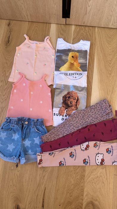 Пакет одягу zara на 2-3 роки набір zara 92 98 шорти лосини