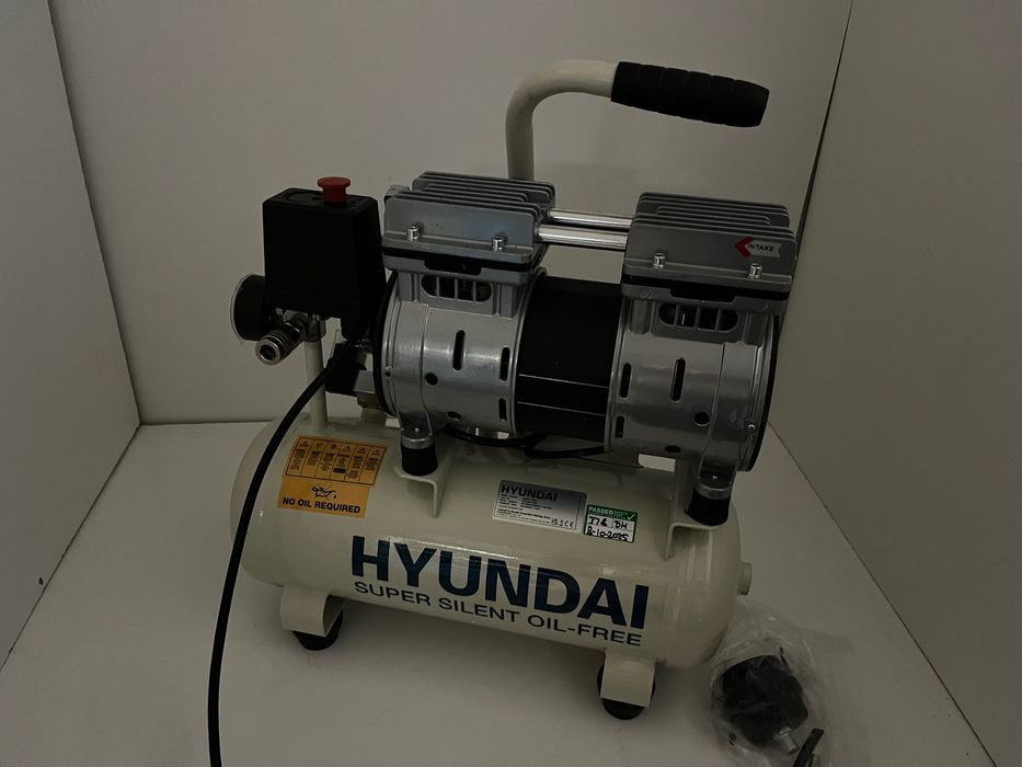 HYUNDAI HY5508 8bar bezszczotkowy kompresor bezolejowy cichy