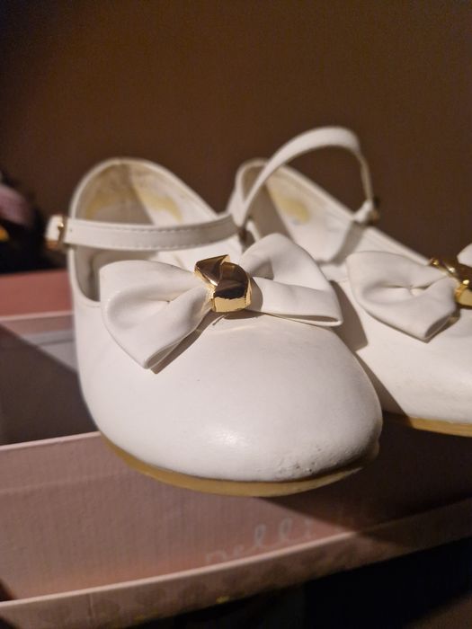 Buty komunijne białe  rozm. 35